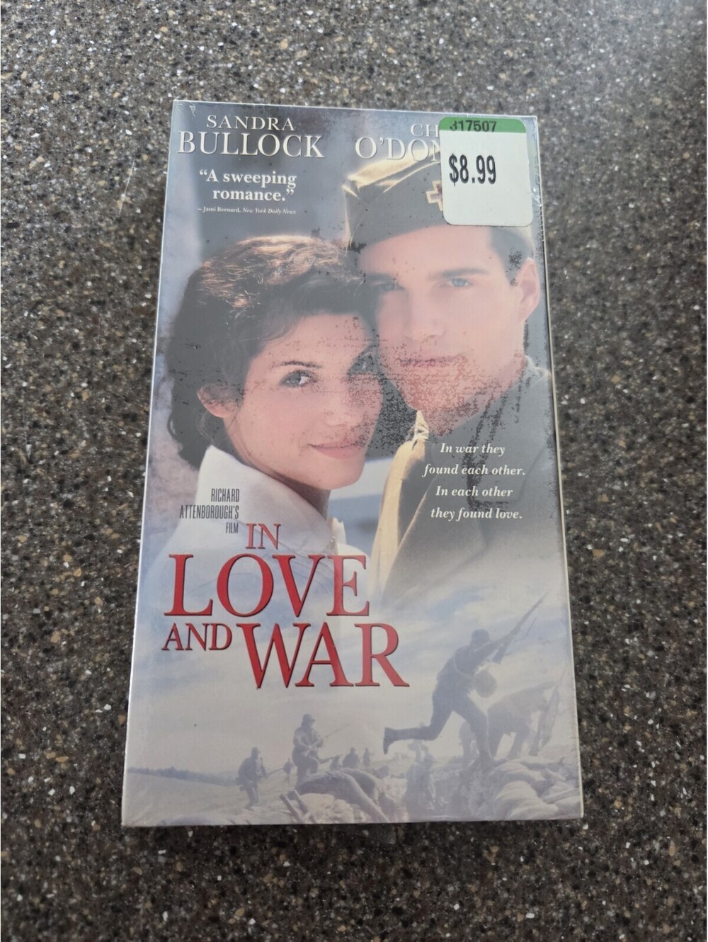 In Love and War (VHS 1998) Sandra Bullock, Chris O’Donnell *BRAND NEW SEALED*